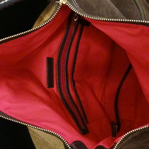 Dooney and Bourke suede Dillen hobo - Picture 5 of 8